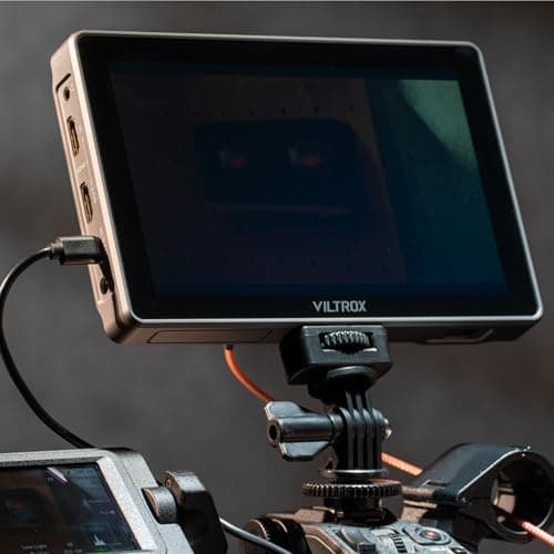 VILTROX DCA1 2800nit Video Field Monitor 7 Inch Touchscreen 60Hz 4K Camera External Monitor with Cooling Fans 1920x1080 DSLR Monitor 4K HDMI inOut 170 Wide Angle