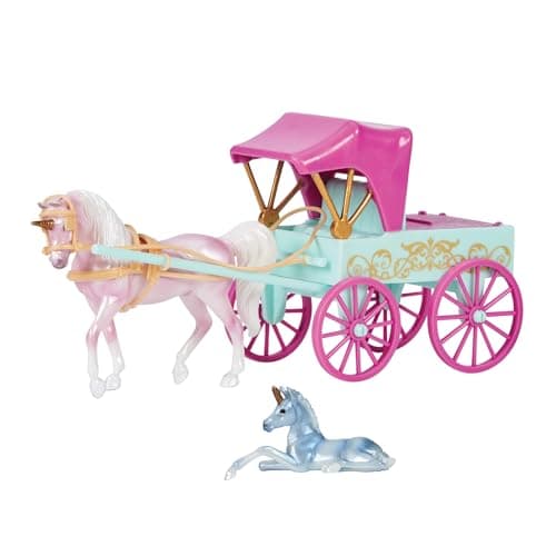 Breyer Horses Stablemates Series Unicorn Magic Carriage and Foal BSM10666