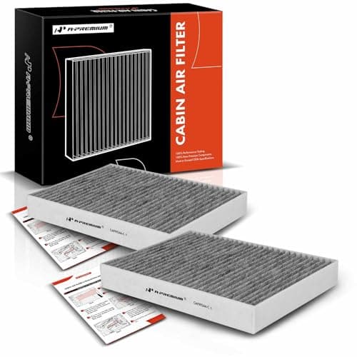 A-Premium 2-PC Cabin Air Filter with Activated Carbon Compatible with BMW 530i, 530i xDrive, X5, X6, X7, 530e, 540i, 540i xDrive, 740i, 750i, 750Li xDrive, 840i, Alpina B7, M5, M550i xDrive, M8