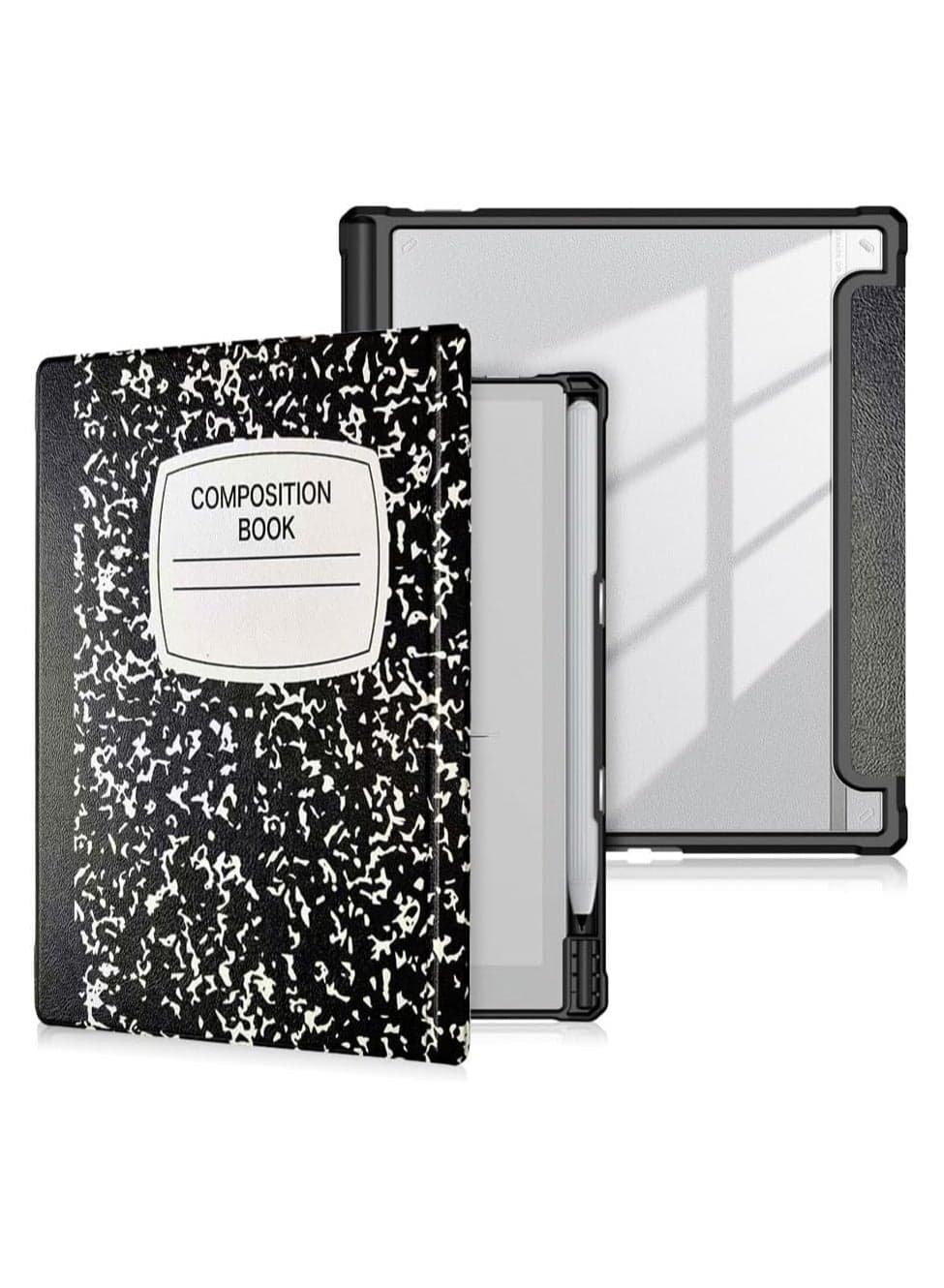 Ultra Thin Hard Back Magnetic Case Compatible with Onyx Boox Go 2024 10.3 Inch Ebook Reader Protective Cover with Automatic Sleep Wake Function Split Design