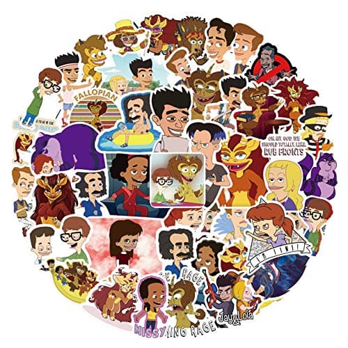 50Pcs Big Mouth Merchandise Stickers Pack Graffiti Stickers for Water BottleSkateboardLaptopPhoneCar Decals for Party Supply DIY