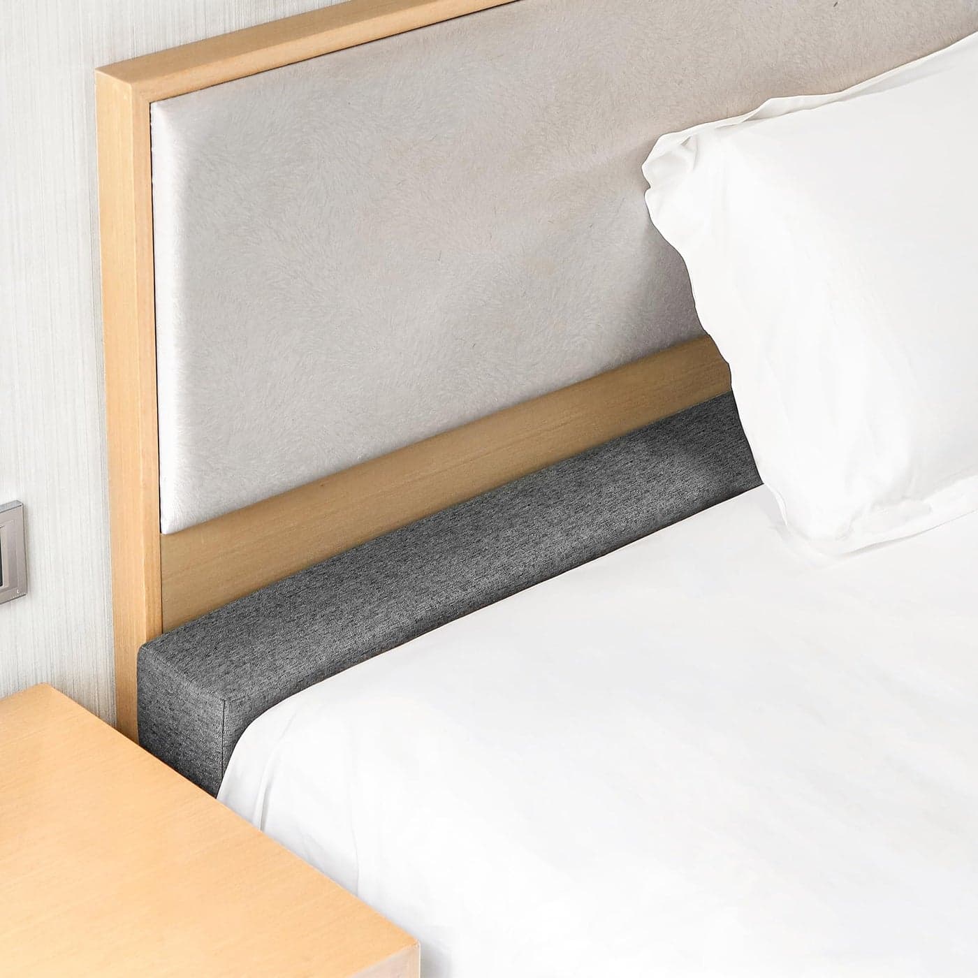 DEEPSHARK Bed Gap Filler for King Mattress HighDensity 45D Sponge Removable and Washable Cover Mattress Extender Filler for Headboard Gap Bed Space Crack Wall7848 King