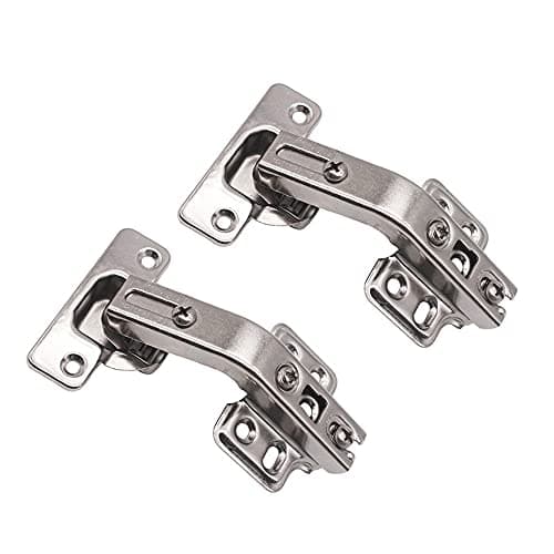 2 Pieces of 135-degree Corner Cabinet Door Hinges, Full-Overlay Concealed, for Replacing Hardware in Corner Kitchens, Cabinet Folding, Door Folding