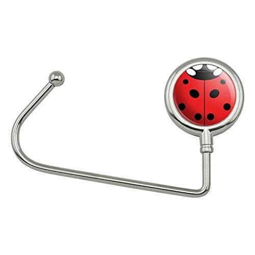 GRAPHICS & MORE Lady Bug Ladybug Insect Purse Bag Hanger Holder Hook