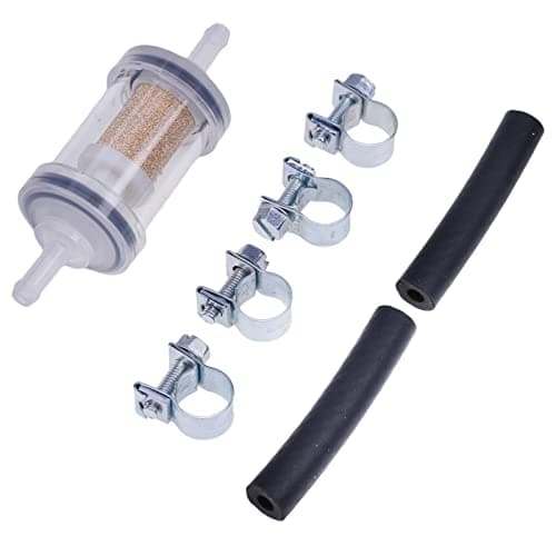 ZTUOAUMA Diesel Fuel Filter Kit with Clamps and Hoses with 297 Micron Bronze Element Compatible with Webasto Eberspacher Parking Heater Fuel System