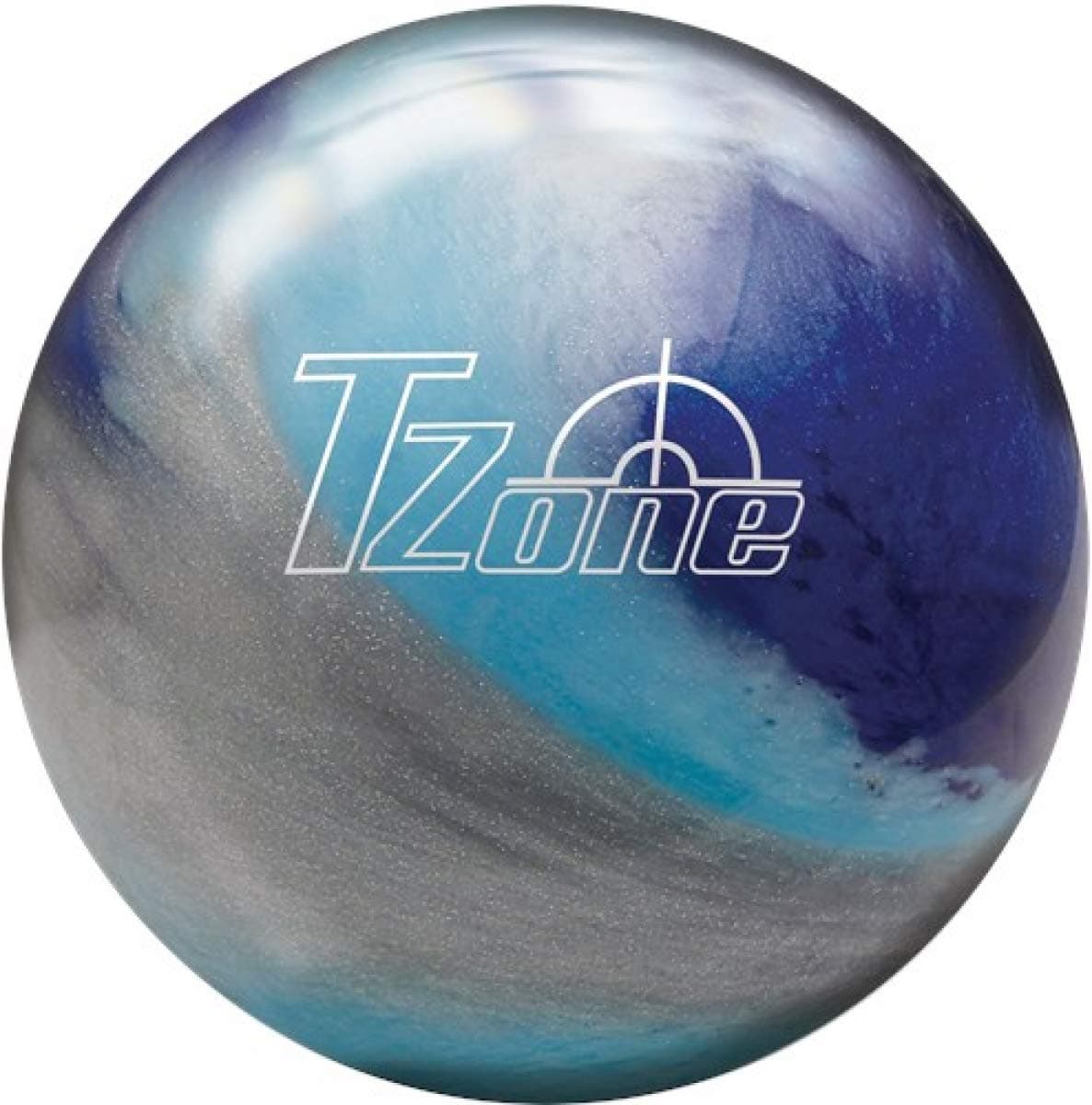 Brunswick TZone Indigo Swirl Bowling Ball (14-Pounds)