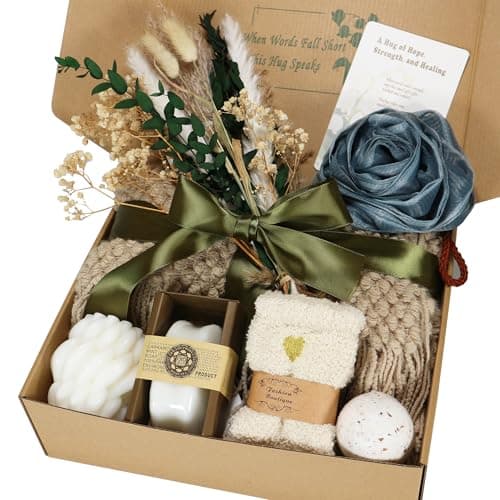 Sympathy gift baskets-Sympathy gifts for loss of loved one Mother Father Husband,Condolences Gift for Loss-with Large Size Blanket-Bereavement/grief /After surgey gifts,Miscarriage Gifts for Mothers