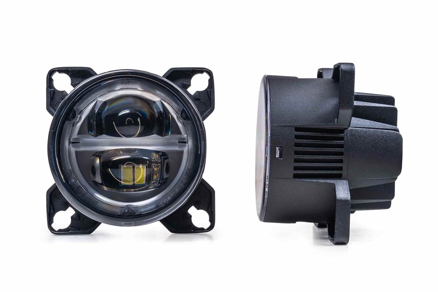 Morimoto BILED HighLowbeam Sealed3 LED Headlight Housing Universal 90mm DOT Approved Projector Ultra Bright Plug and Play Upgrade for Custom Cars Motorcycles Motorhomes Buses etc 1x LF802