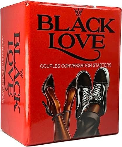 Black Owned Black Love Couple Games Tabletop Game for Date Night 100 Conversation Cards for Couples