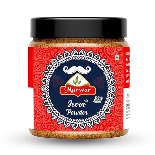 Marwar Natural Jeera Powder 1000 GM (Cumin Powder) | No Added Preservatives & Colours, Indian Spice Masala For Healthy and Delicious Cooking
