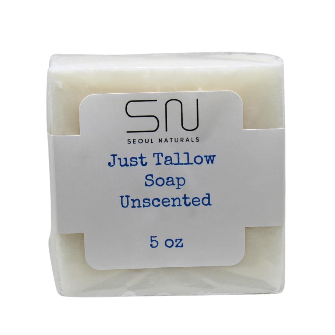 Seoul Naturals Just Tallow Soap Unscented k beauty 5 oz