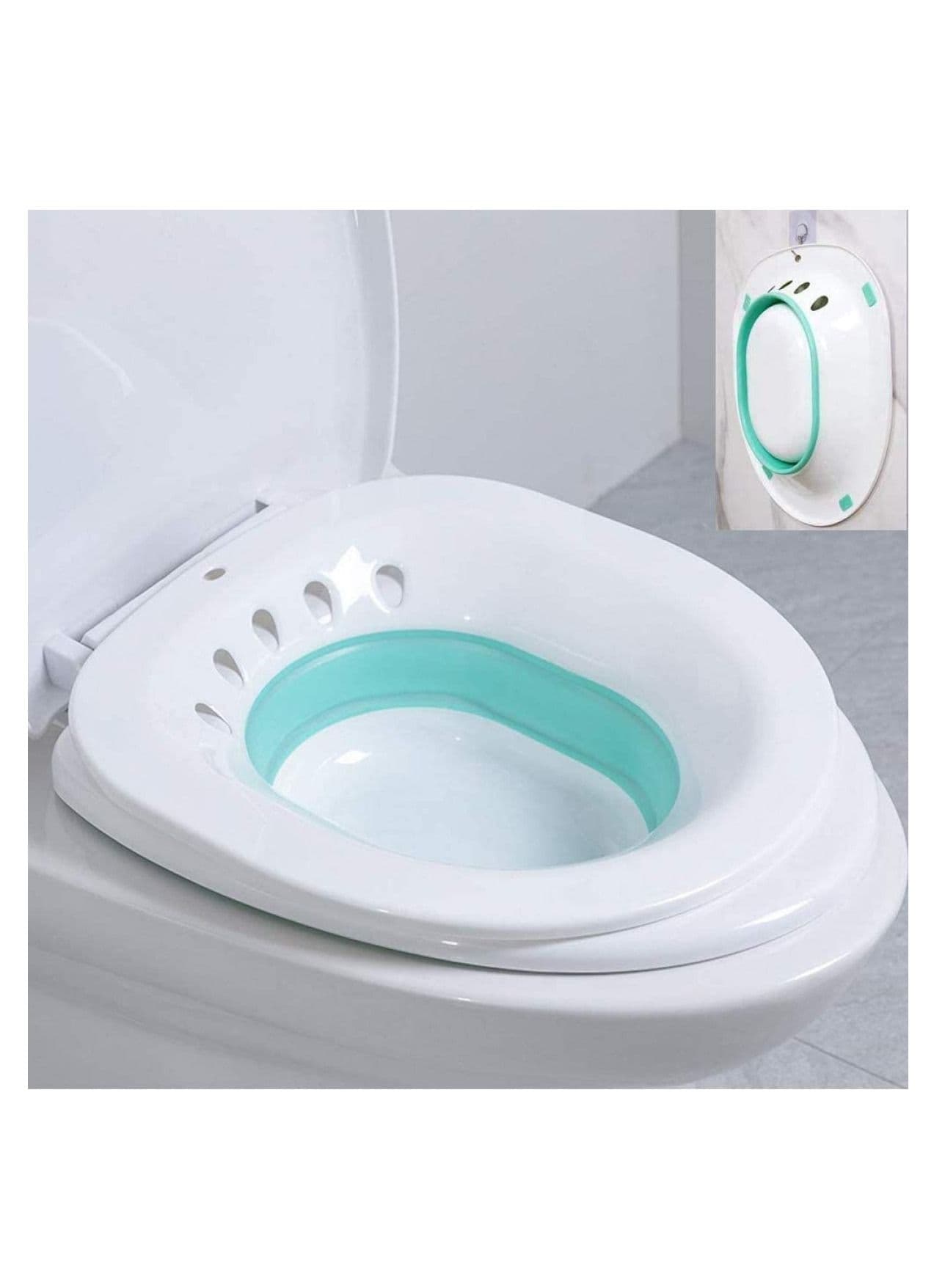 Sitz Bath for Toilet, Basin Portable Bidet Pregnant Women, Hemorrhoids Treatment, Perineal Episiotomy Recovery, the Elderly, Postpartum Care, Patients