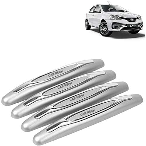 Vocado Car Door Scratch Protector Guard White for Etios Liva