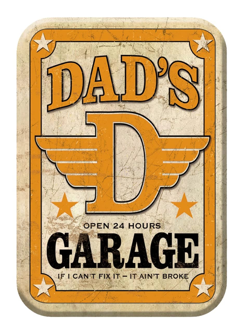 Desperate Enterprises Dads Garage Refrigerator Magnet Funny Magnets for Office Home School Made in The USA