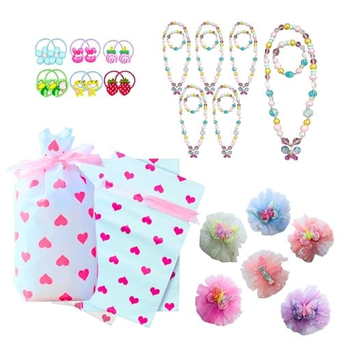 MONKEYTAIL 24 Pcs Butterfly Theme Combo Pack as Birthday Return Gift for Girls -Fashion Accessory Gift Set