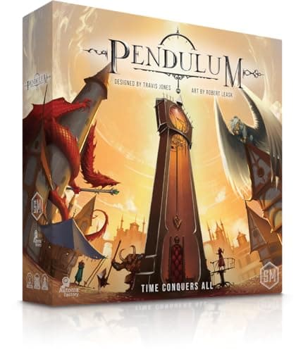 Stonemaier Games: Pendulum | A Worker Placement, Time-Optimization Strategy Board Game | Time is The Most Precious Resource as You Attempt to Rule Dunya | 1-5 Players, 90 Mins, Ages 14+