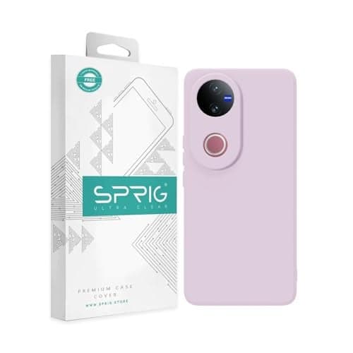 SPRIG Compatible with iQOO Z10R Premium TPU Back Cover Drop Tested Shock Proof Mobile Case for Men,Women,Boys and Girls with Camera Protection (Lavender Purple)