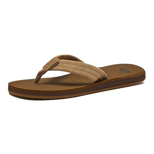 Quiksilver Men's CARVER SUEDE Sandal, tan - solid, 14(47) D US
