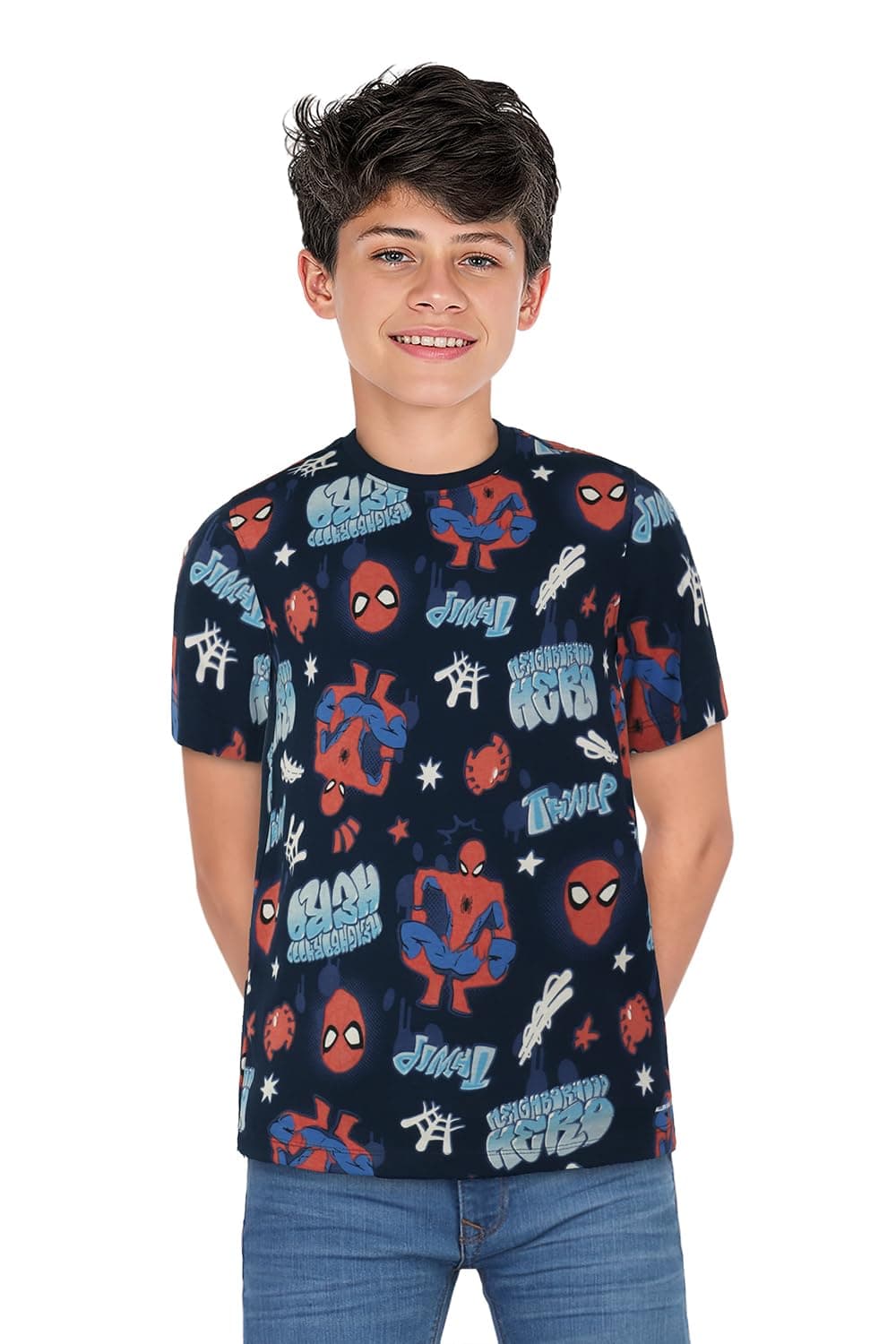 Allen Solly Boy's T Shirt Navy