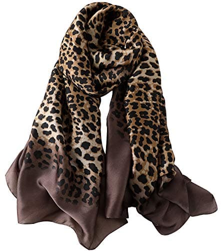 NUWEERIR Womens 100% Large Mulberry Silk Scarf Long Satin Scarf Fashion Lightweight Wraps