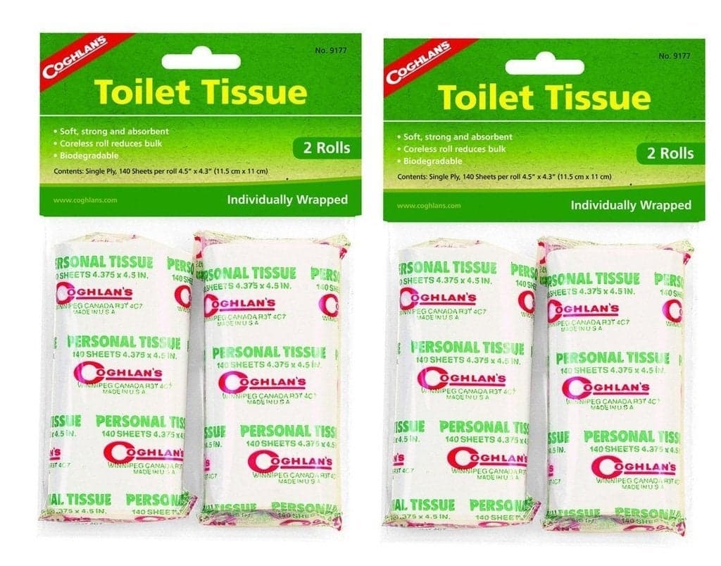 Coghlans 9177 Toilet Tissue 4 Pack