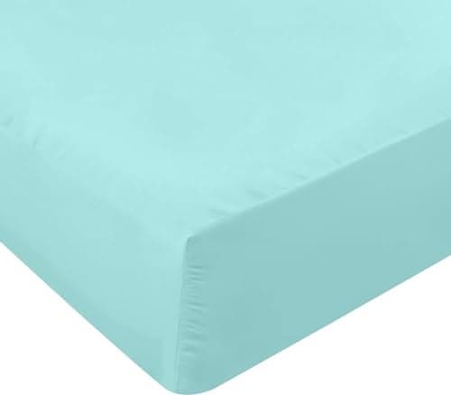 Utopia Bedding Twin Fitted Sheet - Bottom Sheet - Deep Pocket - Soft Microfiber - Shrinkage and Fade Resistant - Easy Care - 1 Fitted Sheet Only (Spa Blue)