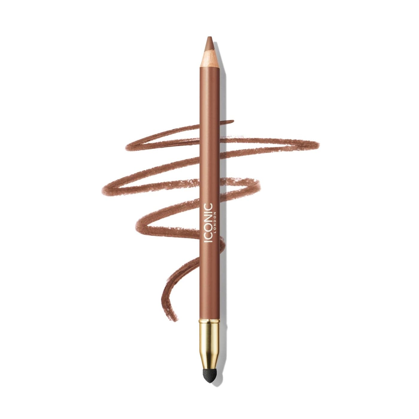 ICONIC LONDON Fuller Pout Sculpting Lip Liner Blendable Dual Ended Lip Liner with Creamy Colour and Lip Sponge for Buffing CrueltyFree Vegan Makeup TTYN 0036 Oz