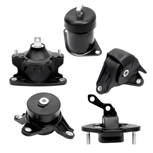 Set of 5, Engine Motor Mount and Transmission Mount Kit Replacement Compatible with 2008-2012 Accord 2.4L L4, 2009-2013 TSX Automatic Trans Only, Replace OE# A4565, A4572, A4570, A4584, A4561
