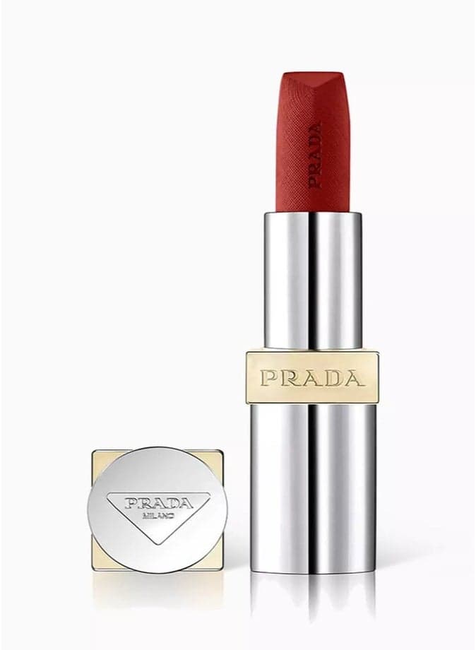 Prada Monochrome Hyper Matte Refillable Lipstick 3.9g P56 | Long-Wear Velvet Matte Lipstick