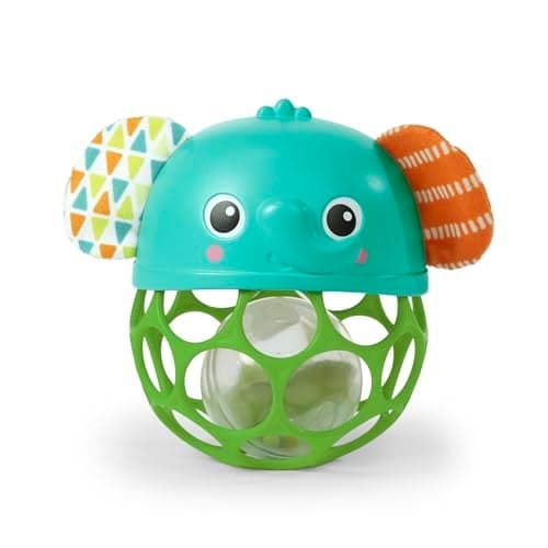 Bright Starts Giggle Glow Musical LightUp Rattle EasyGrasp Oball Elephant Toy Newborn Unisex