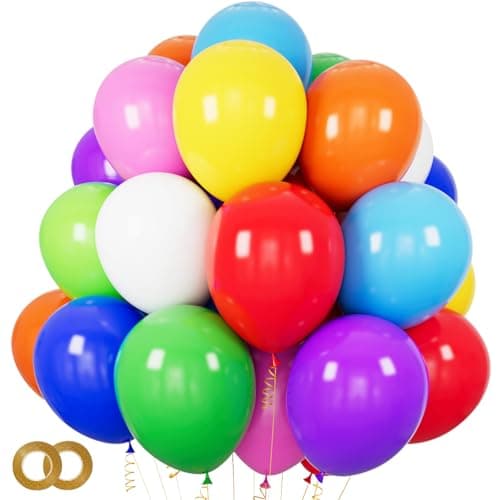 100 Pcs Black and Orange Balloons 12 Inch Halloween Latex Balloons Thicken Helium Party Balloons for HalloweenWedding Birthday Party Balloon Arch Garland Decoration