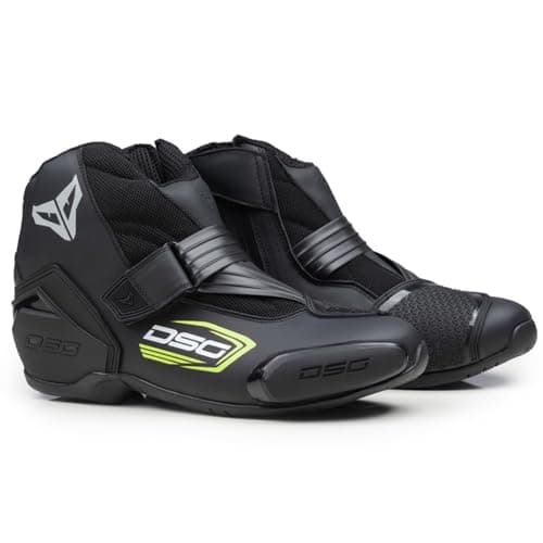 DSG Gp-1 Riding Boot- Black Yellow Fluo (Size-11)
