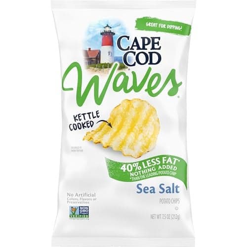 Cape Cod Less Fat Sea Salt Chips 75 Oz Bag