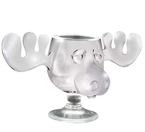ICUP National Lampoon’s Christmas Vacation Griswold Moose Mugs – Holiday Drinkware Set, Movie Collectible Cups, Gag Gift, White Elephant for Adults Kids and Family -2-Pack 4.5 oz acrylic