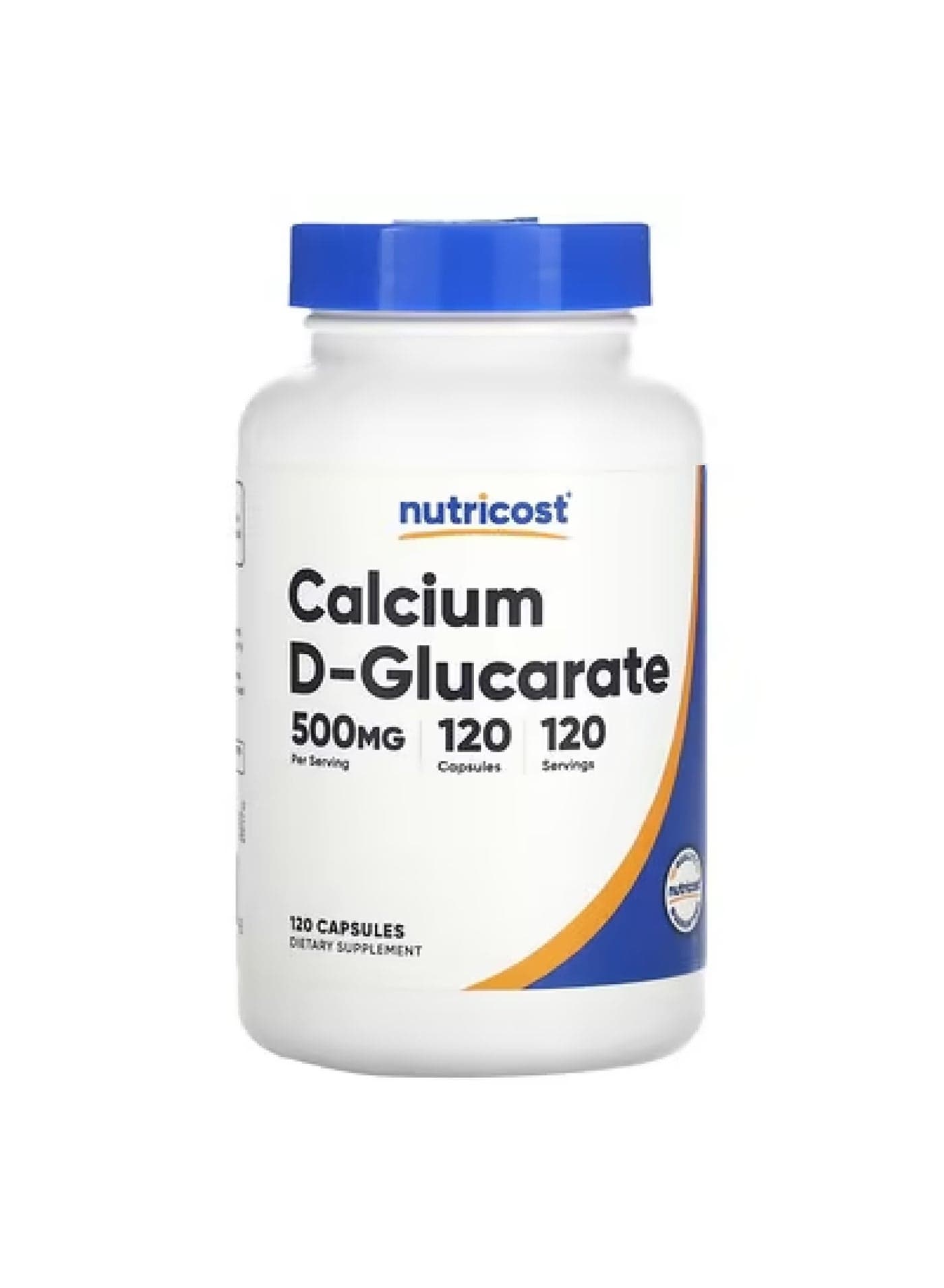 Calcium D-Glucarate, 500 mg, 120 Capsules