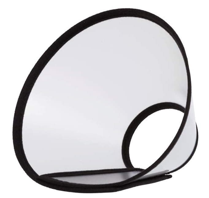 THE DDS STORE Elizabethan Collar - Pet Remedy Wound Healing Recovery Collar, Protective & Adjustable, Dog & Cat (7 Sizes, 26-30 Cm)
