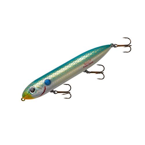 Heddon Super Spook Topwater Fishing Lure for Saltwater and Freshwater, Lake Fork Shad, Super Spook (7/8 oz)
