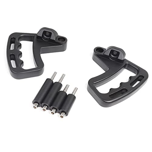 Front Aluminum Grab Handles Grip Handle Grab Bars for Jeep Wrangler JK JKU Sports Sahara Freedom Rubicon X & Unlimited X 2 Door 4 Door 2007-2018