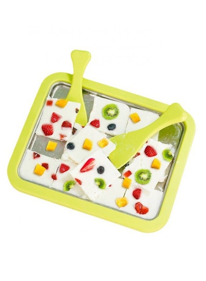 Mini Stir Fried Food Yogurt Machine Frozen Pan Children Instant Milk Ice Cream Maker Stainless Steel Frying Cold Plate Plug Free