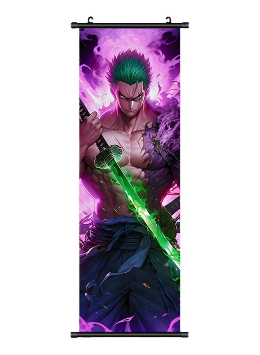 One Piece Anime Poster Wall Scroll JPN Version Anime Artwork Hanging Scroll Suitable for Home Decoration Party Decoration (90cm x 30cm HZW-89)