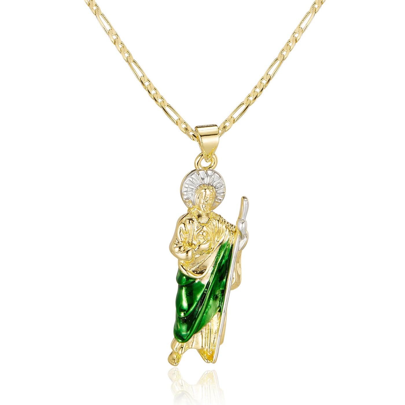 New Copper Necklace Female Personality Hip-Hop Style Saint Jude Idol Personality Creative Hip-Hop Jewelry Jewelry