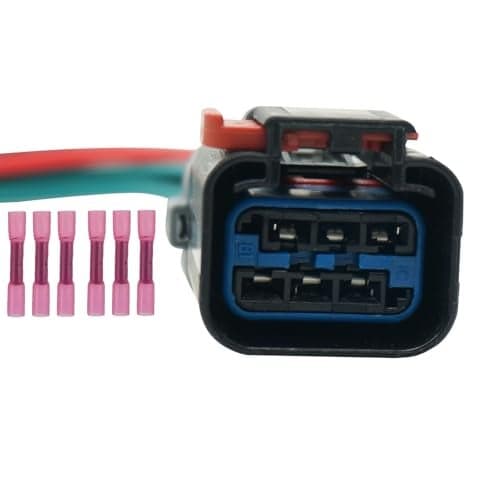 Micarun 6 Wire Rear LED Tail Lights Connector Wiring Harness Pigtail Plug for 20132018 Dodge Ram 1500 2500 55077348AF 2AME77347A 55077347AE with 16AWG Wires