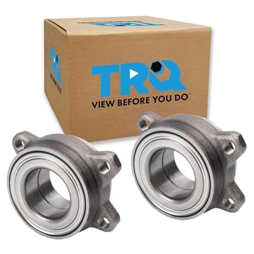 TRQ Left and Right Wheel Bearing and Hub Assembly Set 2 Piece Compatible with 14-16 Porsche 911 GT3 2016 Cayman 11-18 Cayenne 11-17 Volkswagen Touareg 11-15 Touareg Hybrid 2016 Porsche 911 R