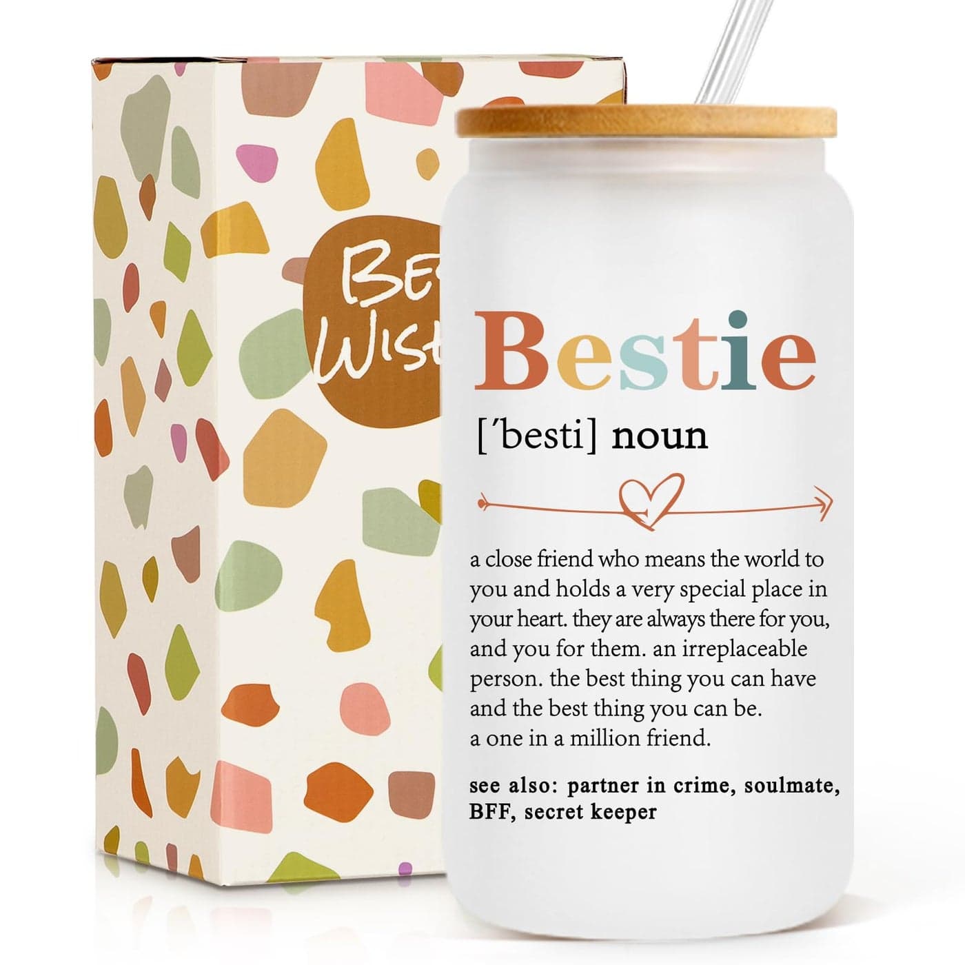 Bestie Gifts for Women Gift for Women Best Friend Best Friend Birthday Gifts Friendship Gift for Friends Female Bff 16oz Coffee Cup