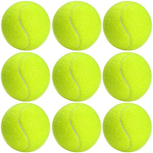 URBEST Championship Tennis Balls, Advanced Felt Balls,Highly Elasticity, More Durable,for All Court Types, Premium Performance (9 Balls)