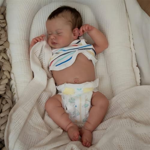OYESY 20 Inch Lifelike Reborn Baby Dolls Girl Realistic Newborn Baby Full Body Soft Vinyl Real Life Dolls Toddler Baby Doll Birthday Festival Gift Set for Kids Age 3