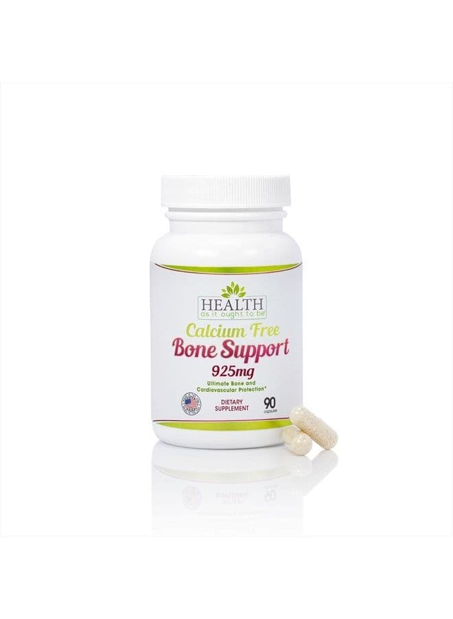 Calcium Free Bone Support 90 Capsules Ultimate Bone and Cardiovascular Protection, Physician Formulated