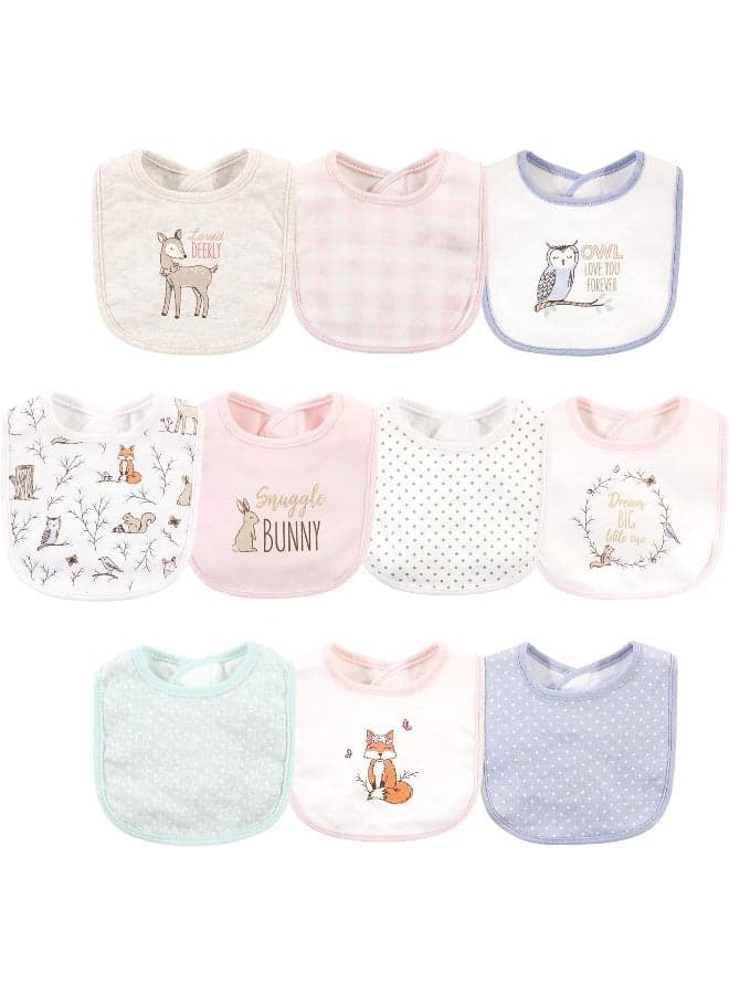 Hudson Baby Unisex BabyCotton Bibs
