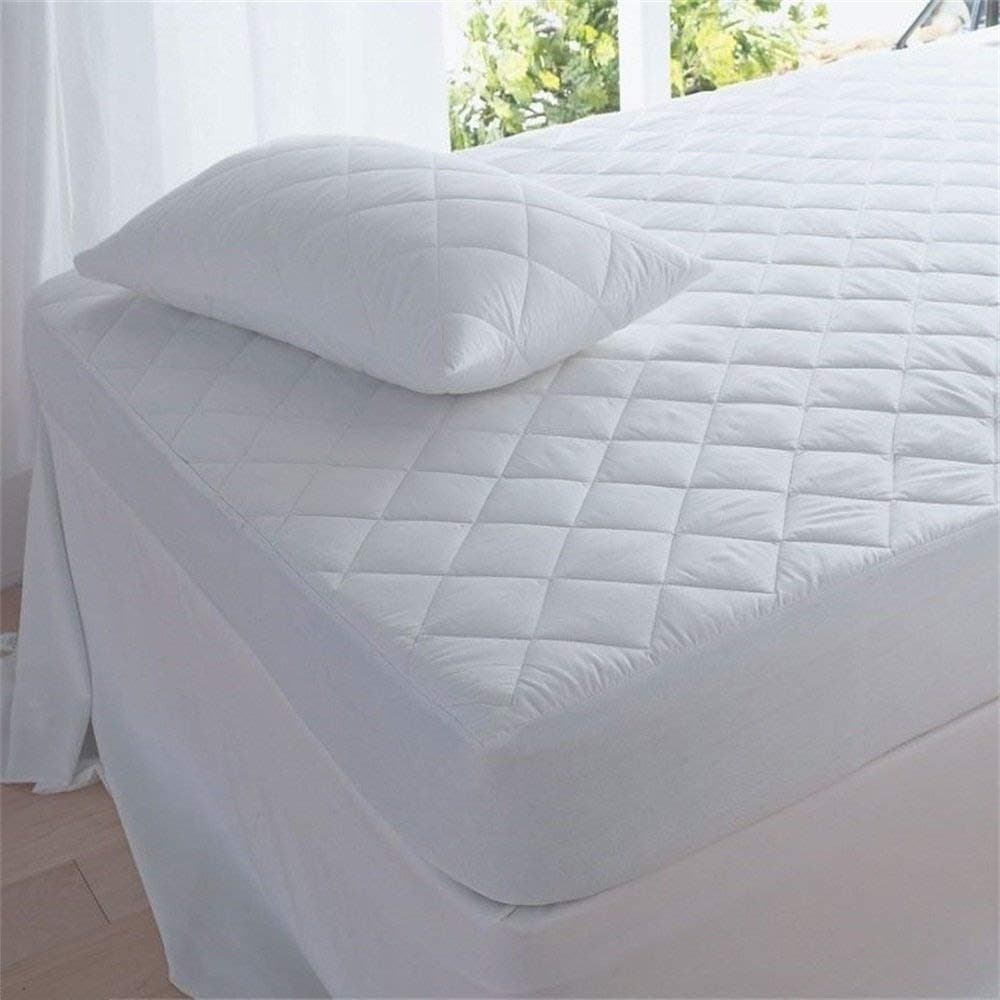 Waterproof Mattress Cover Twin XL Perfect Hospital Bed Protector 4 Layer Protection Super Soft Fitted Machine Washable Vinyl Free 39x80