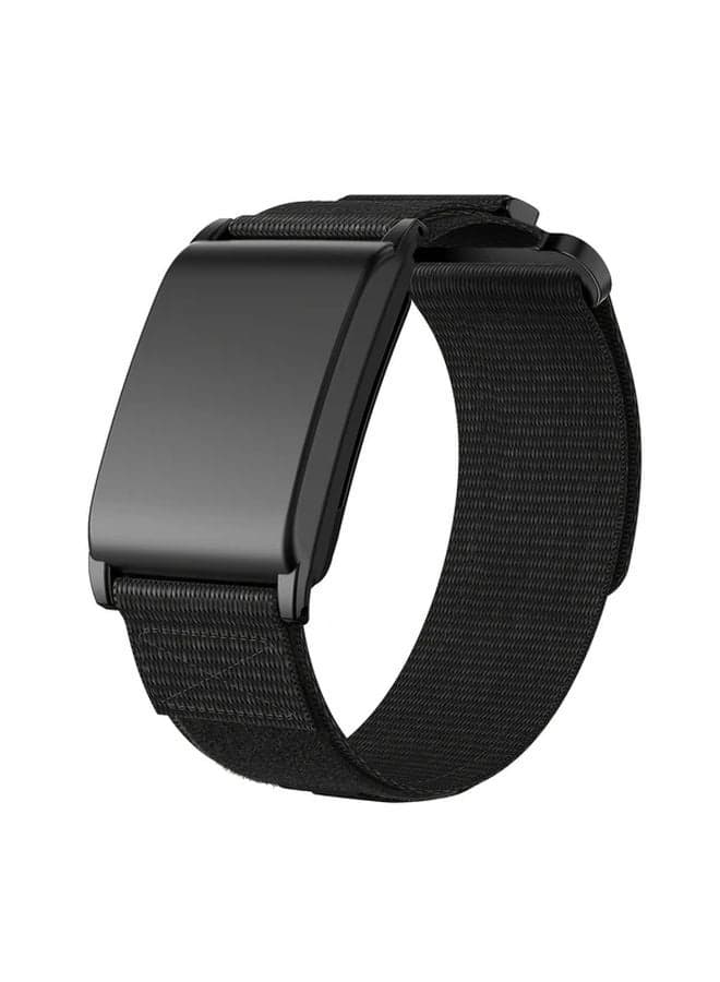 Black Replacement Nylon Sport Band For Whoop 4 0 Adjustable Wristband Men Women